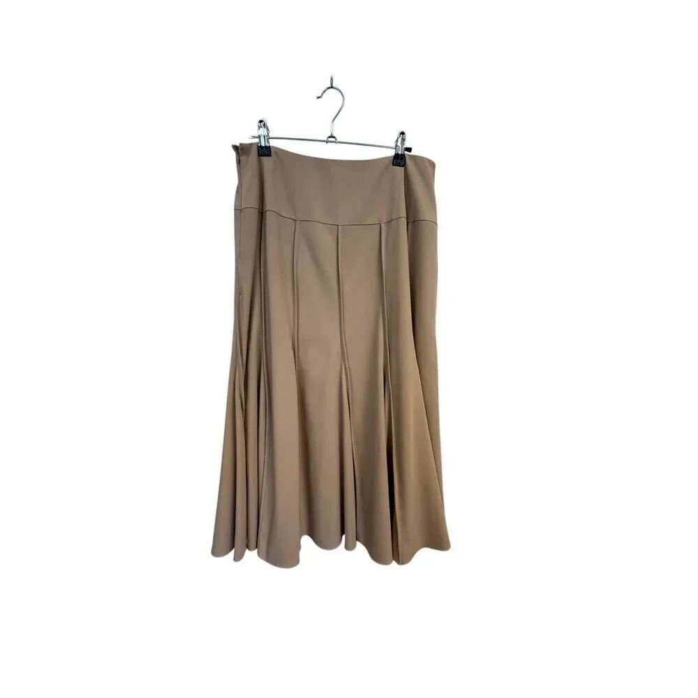 Tan A Line Skirt